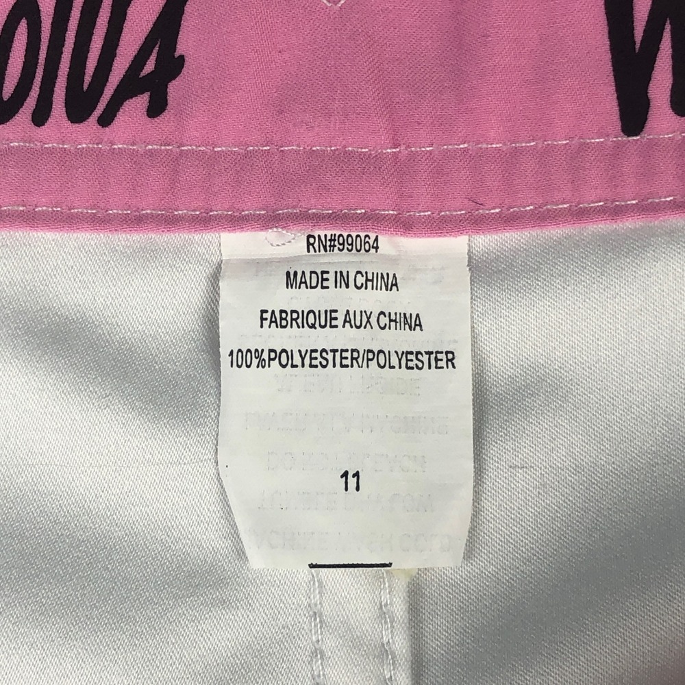Vintage Honolua Wahine Women White w/ Hibiscus Board Shorts Size 11 - Picture 9 of 10